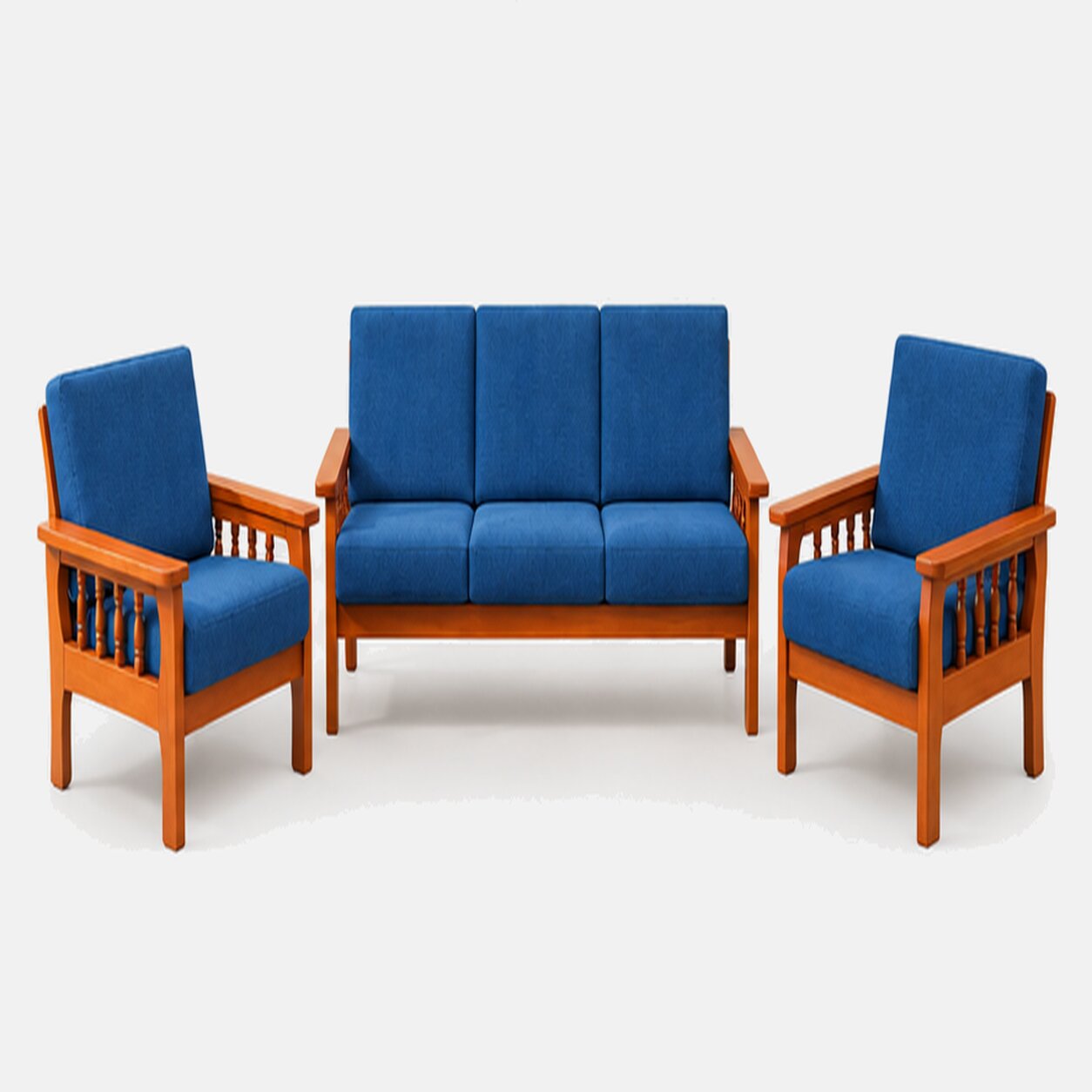 Cobalt Frame Sofa Set