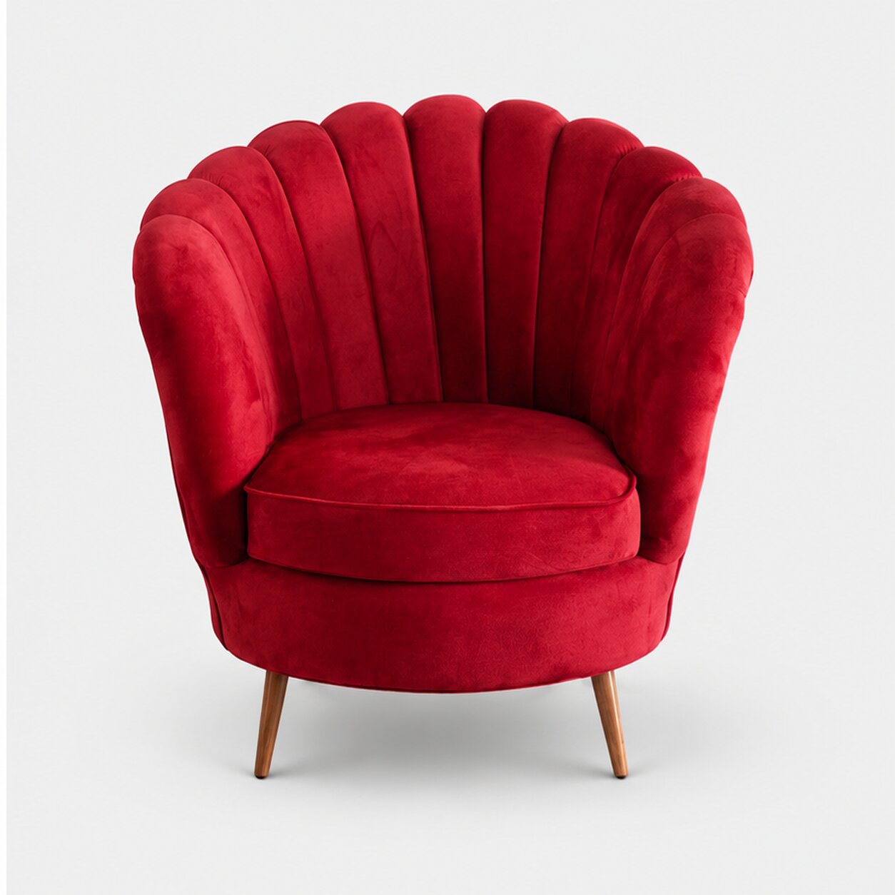 Vermilion Fan Accent Chair
