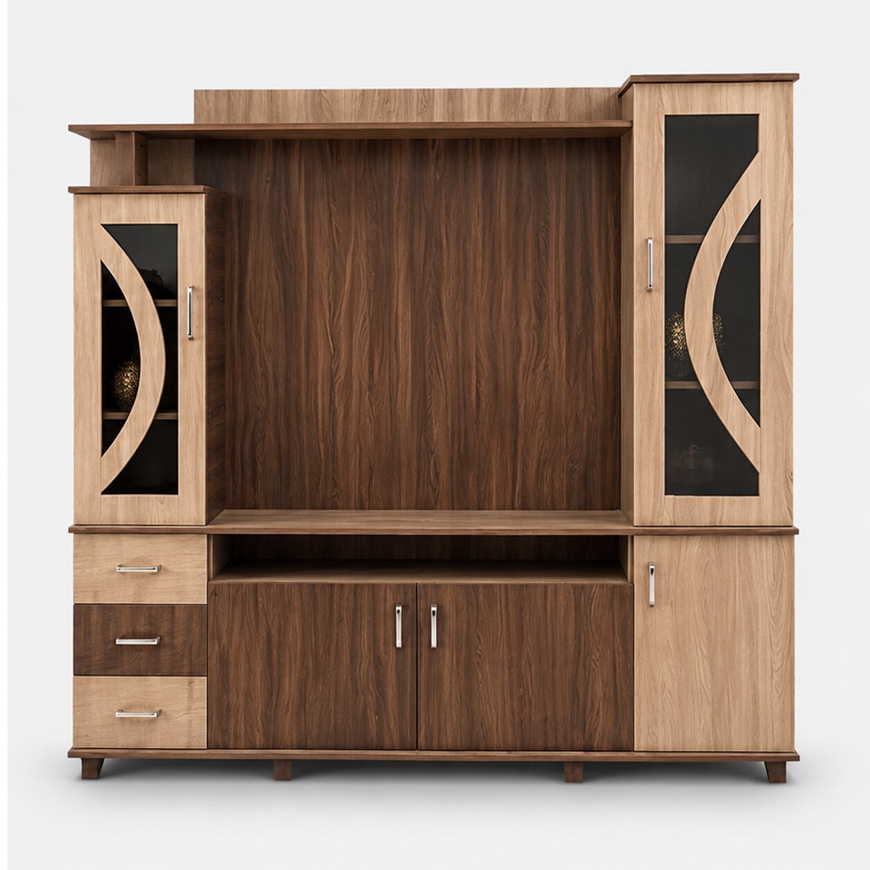 Crescent Inlay TV Unit