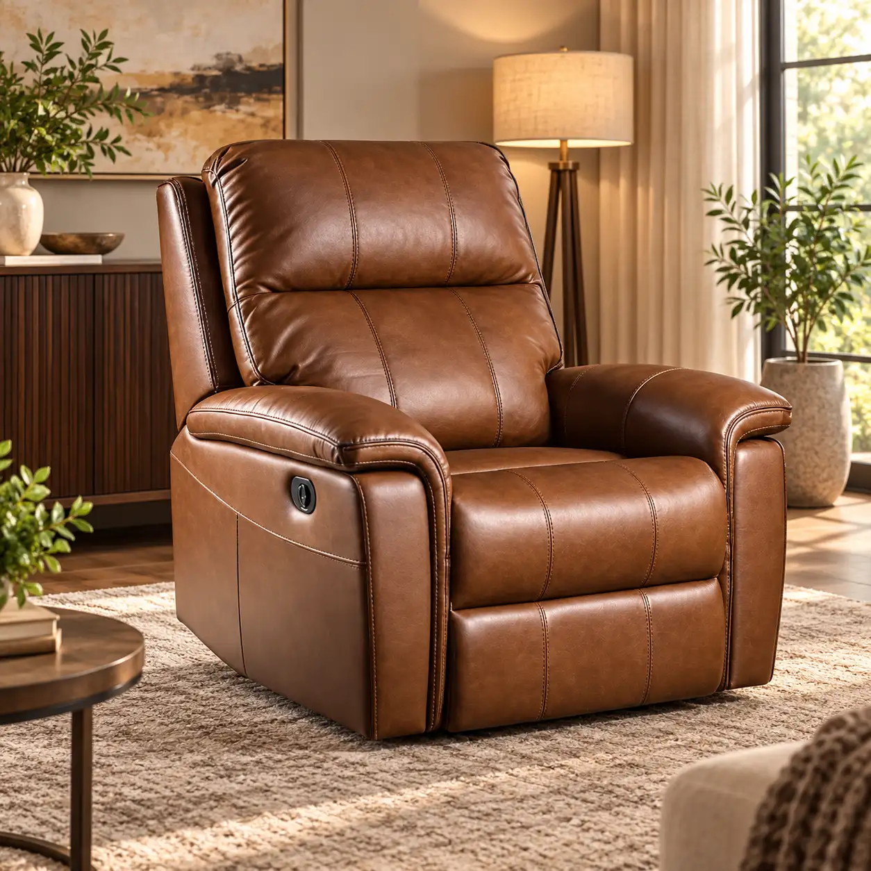 Chestnut Contour Recliner