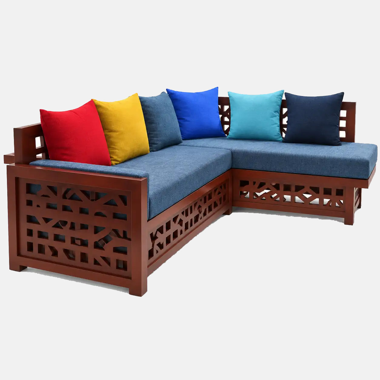 Lattice Jewel Corner Sofa