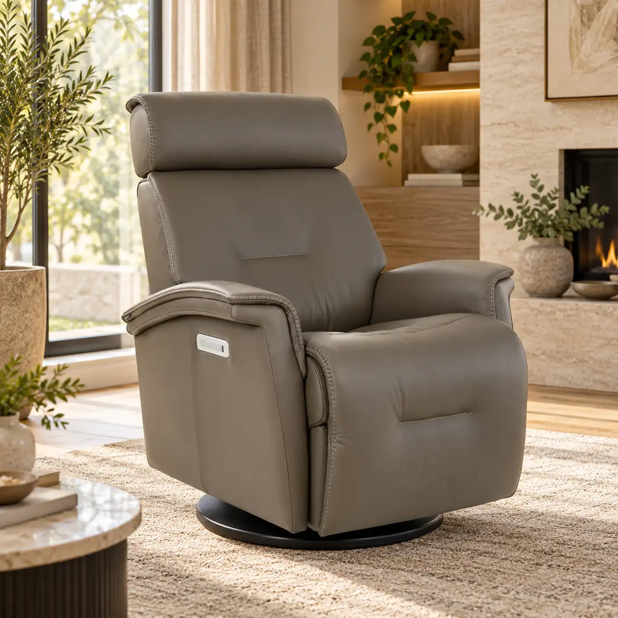 Slate Highback Recliner