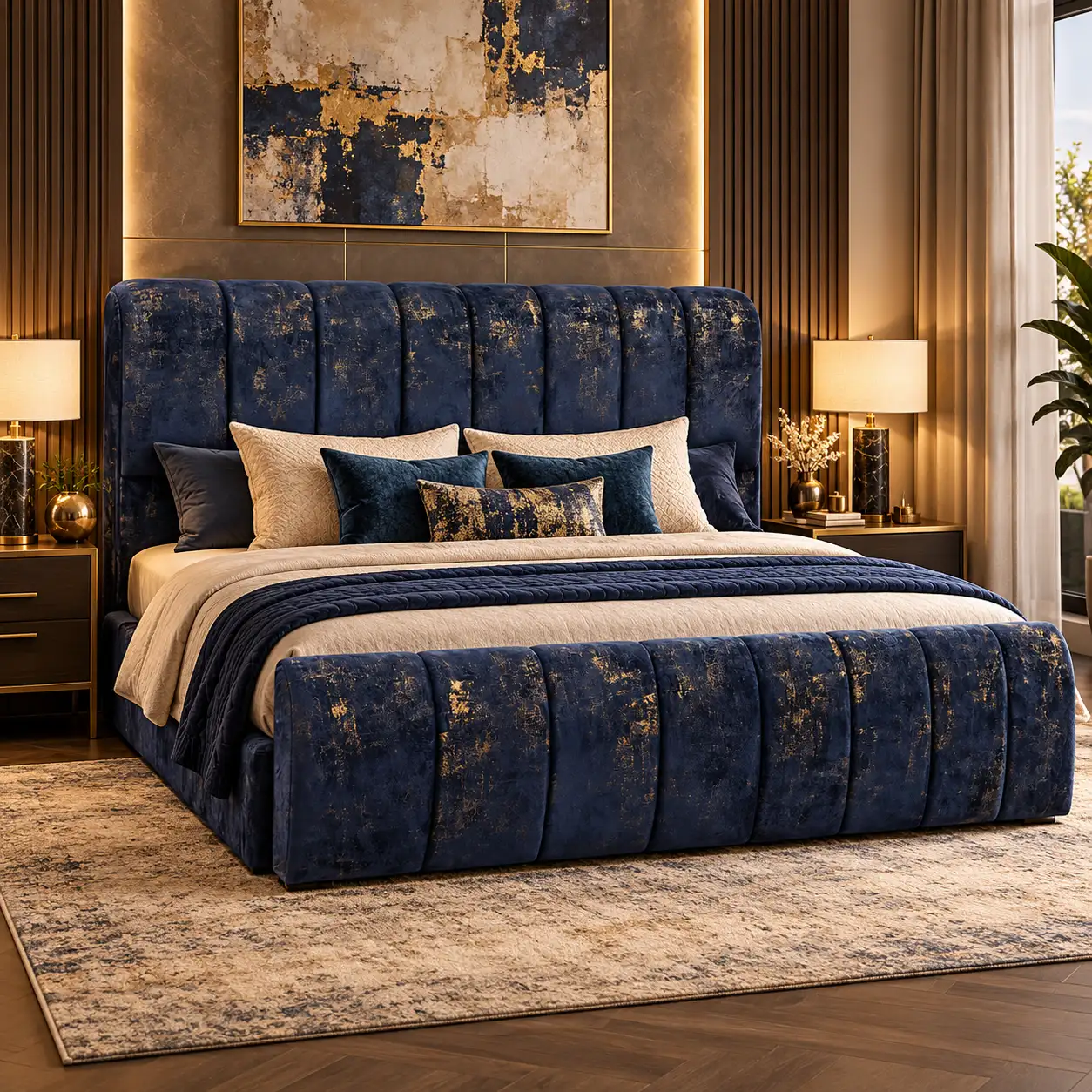 Midnight Texture Bed