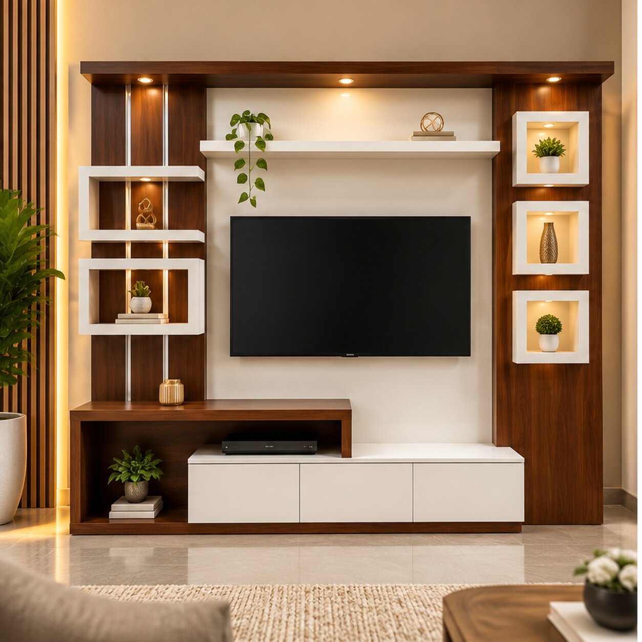 Interlace Display TV Unit