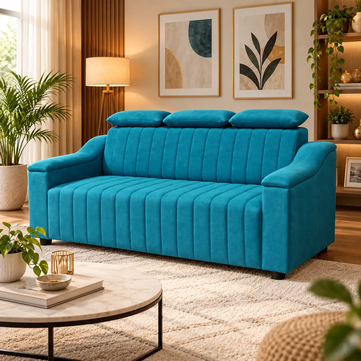 Azure Channel Sofa