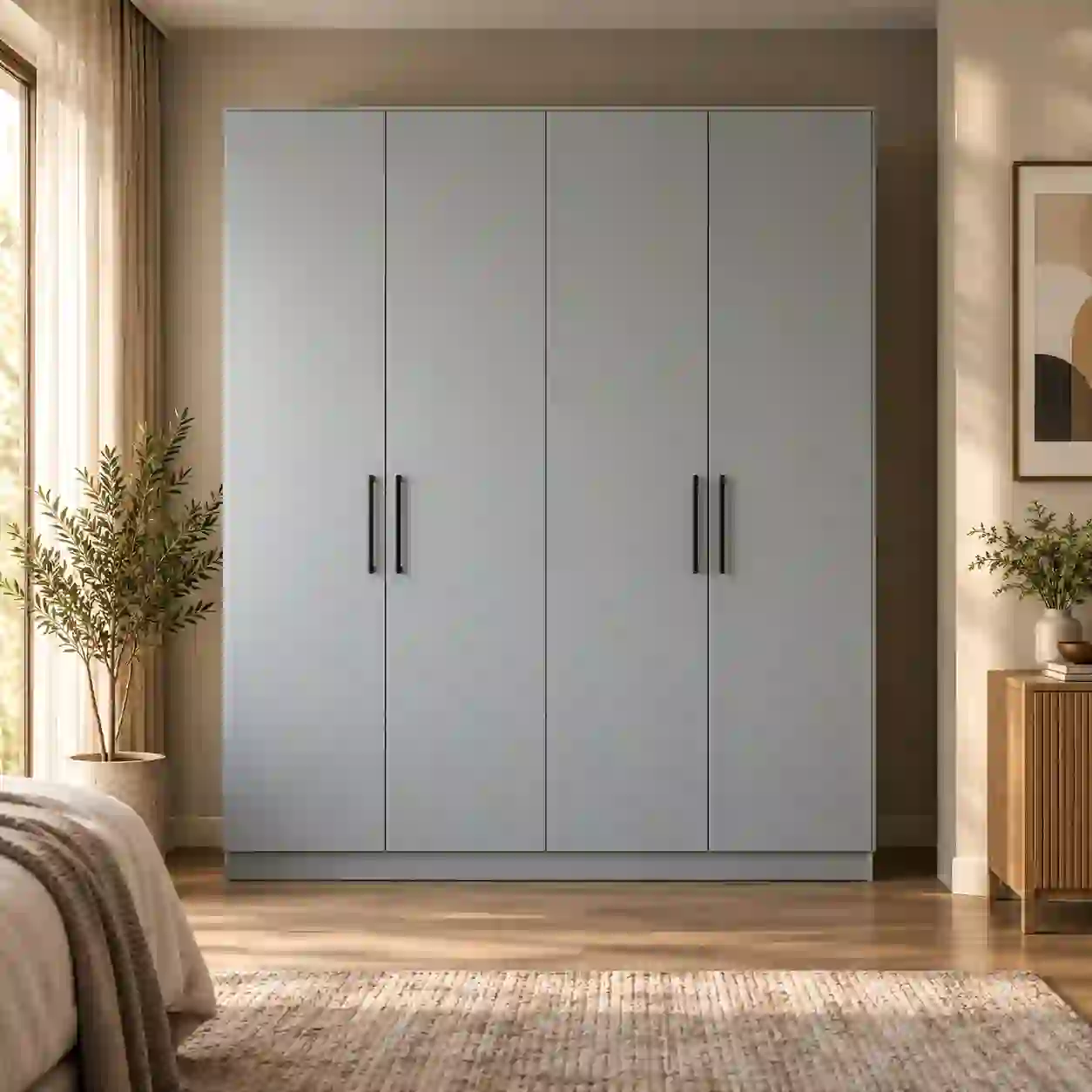 Mist Four-Door Wardrobe